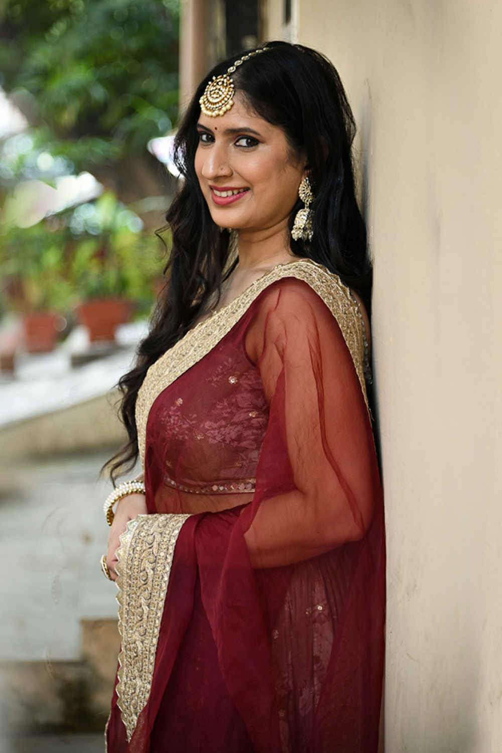 Pakhi Lehenga (Red)