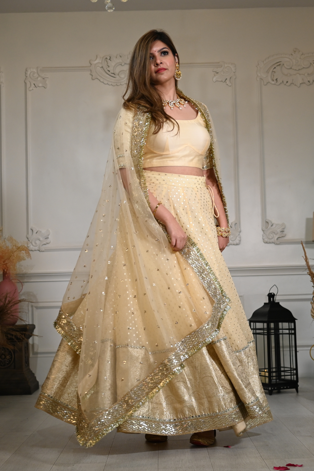 Kashi Lehenga (Cream)