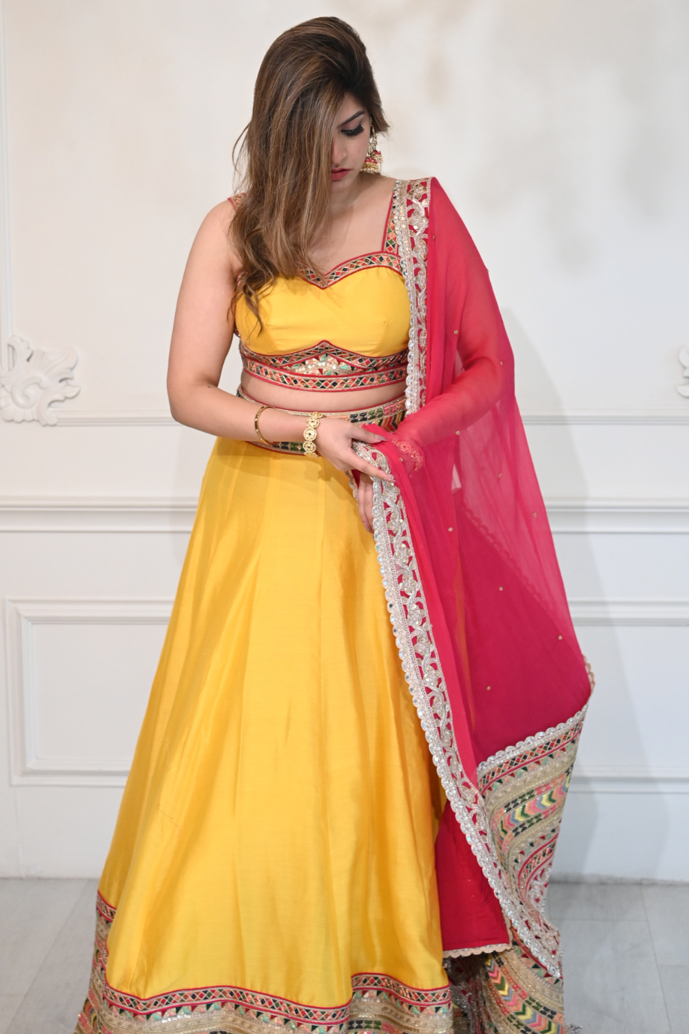 Hriday Basant Lehenga (Yellow)