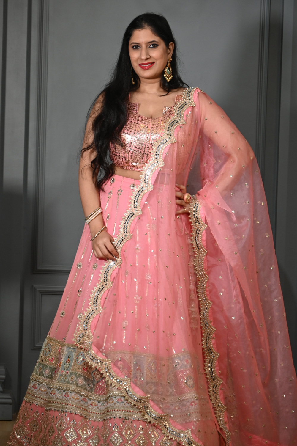 Titli Lehenga (Pink)