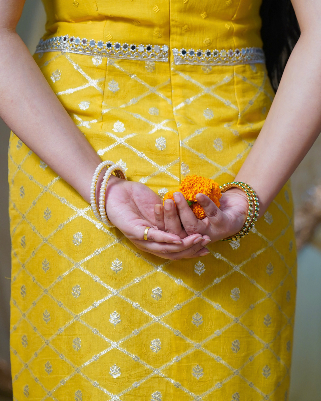 Gulzar Chanderi dress