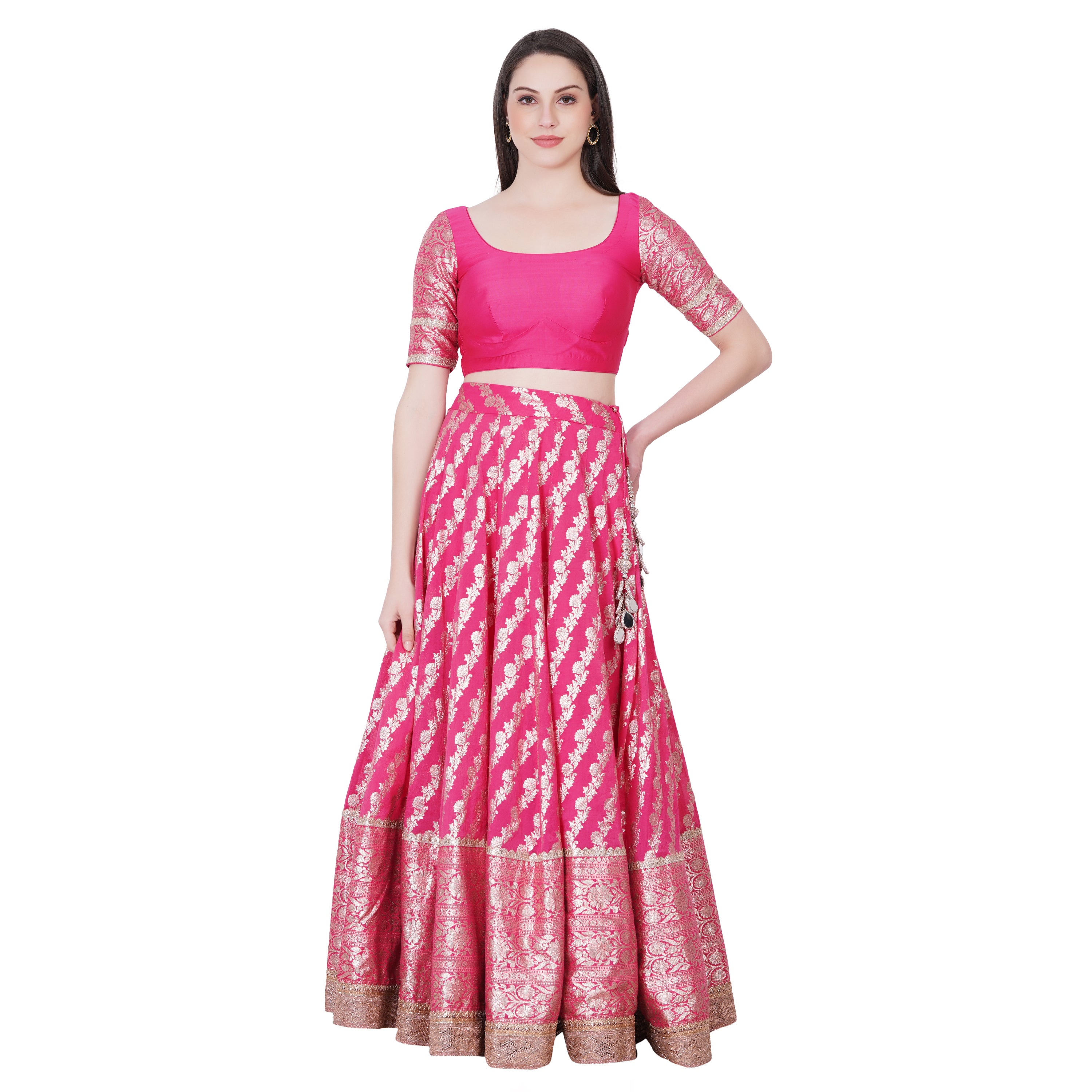 Kashi Lehenga (Rani Pink)