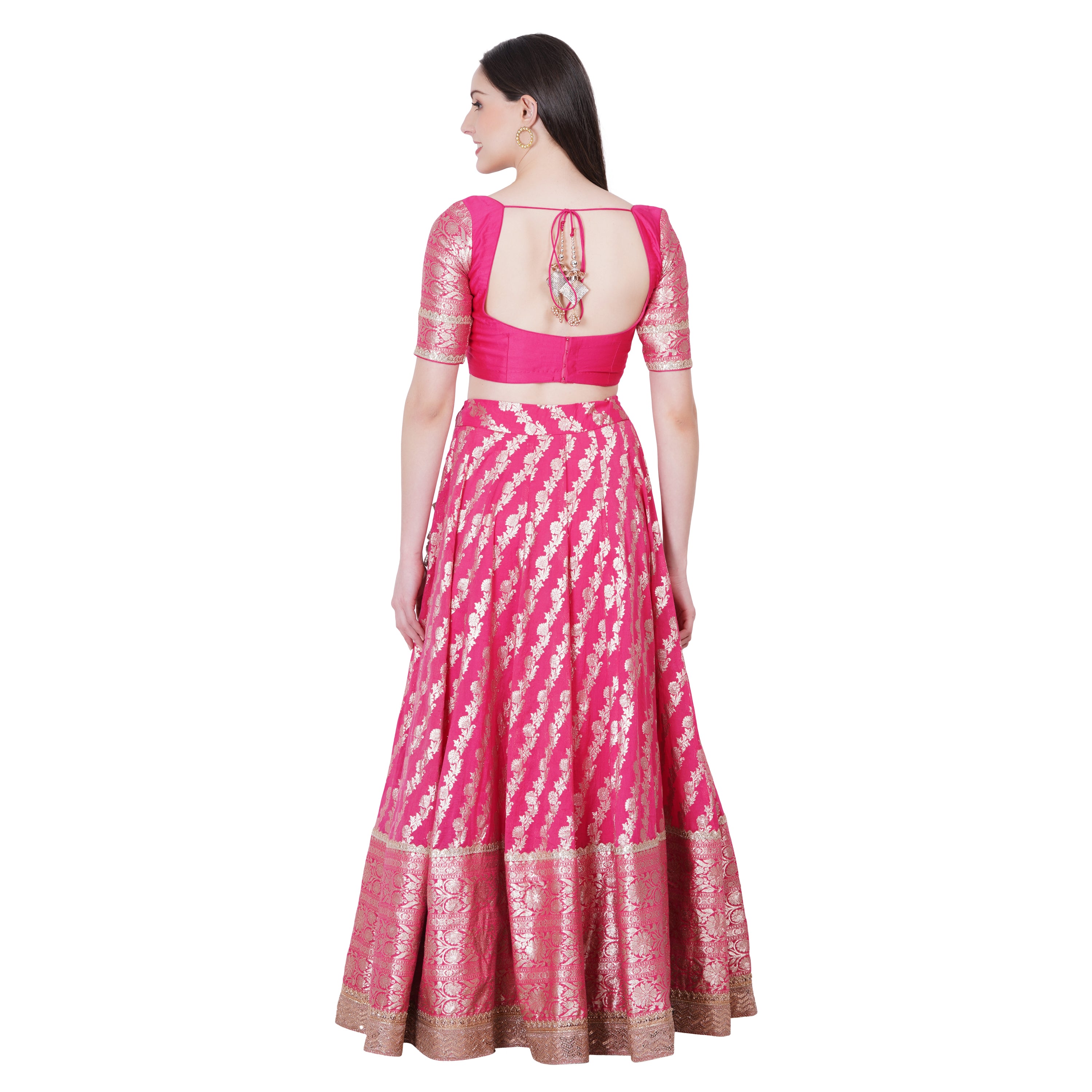 Kashi Lehenga (Rani Pink)