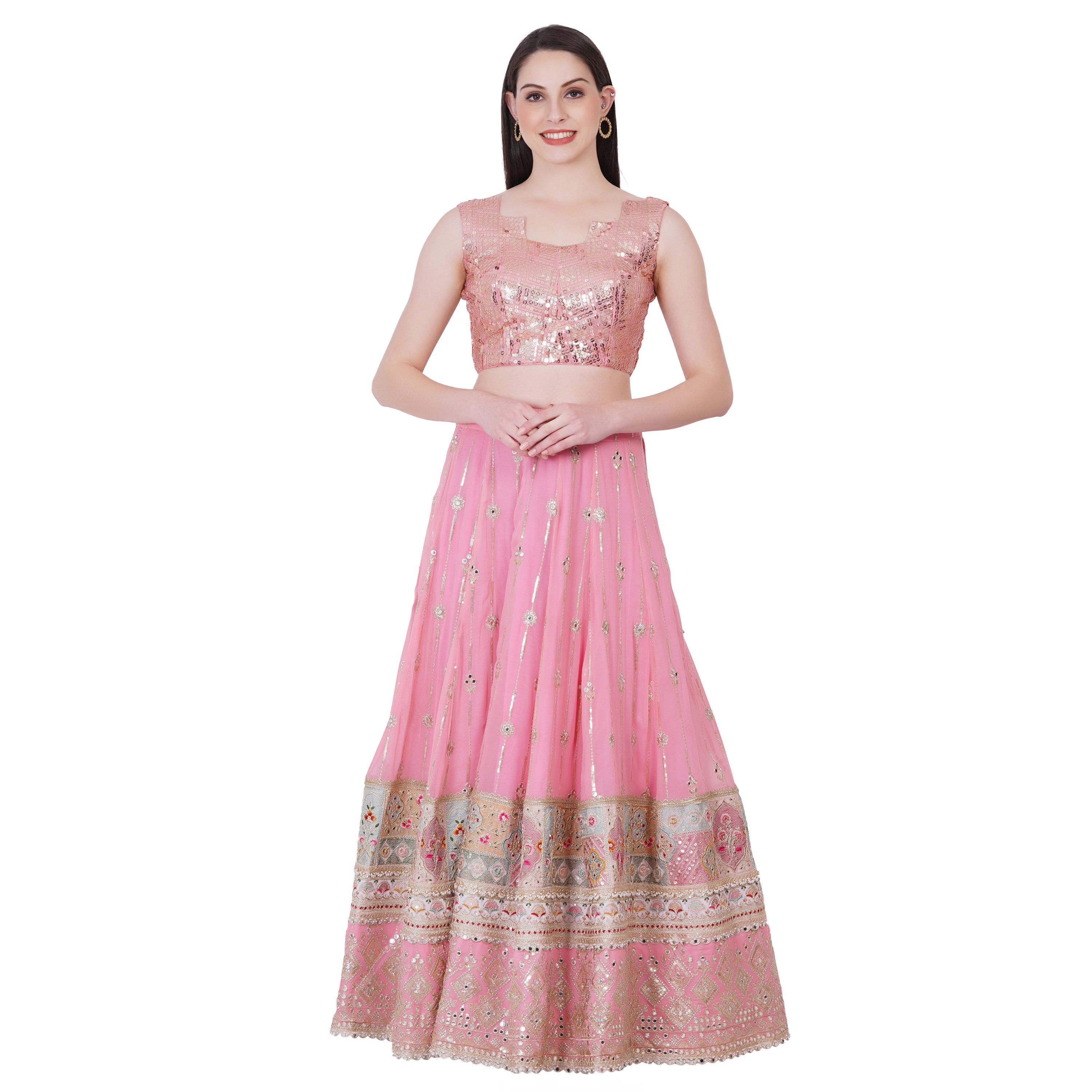 Titli Lehenga (Pink)