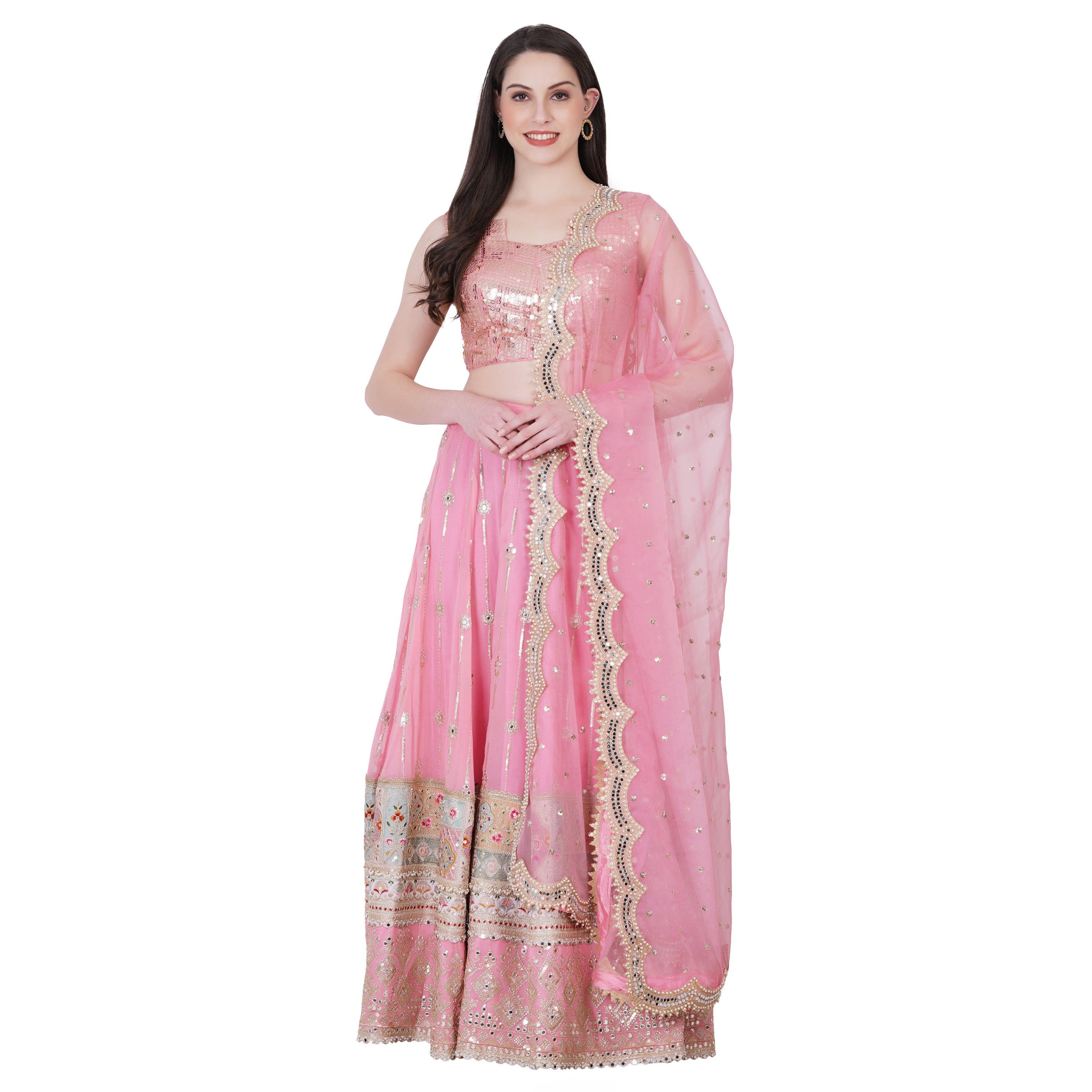 Titli Lehenga (Pink)