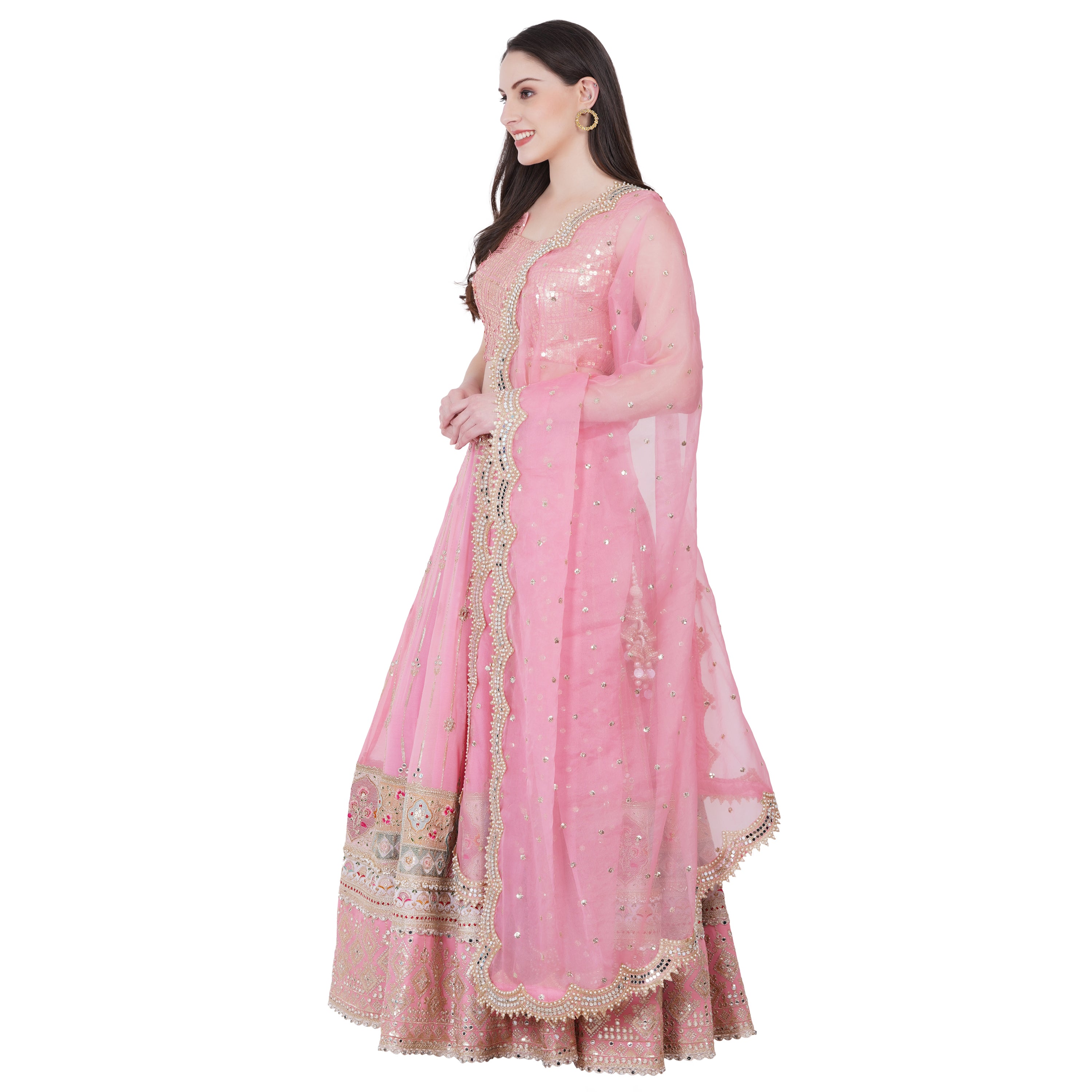 Titli Lehenga (Pink)