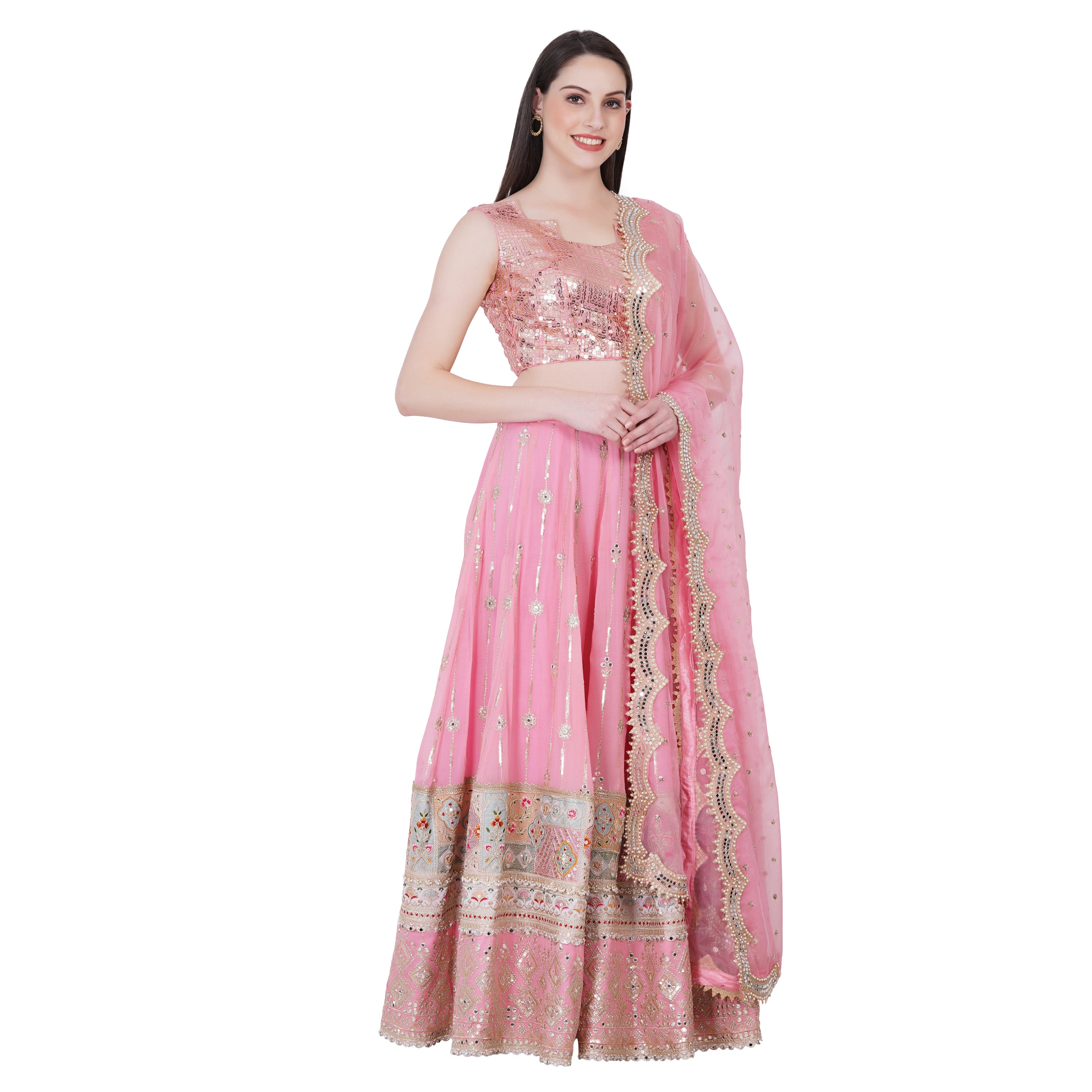 Titli Lehenga (Pink)