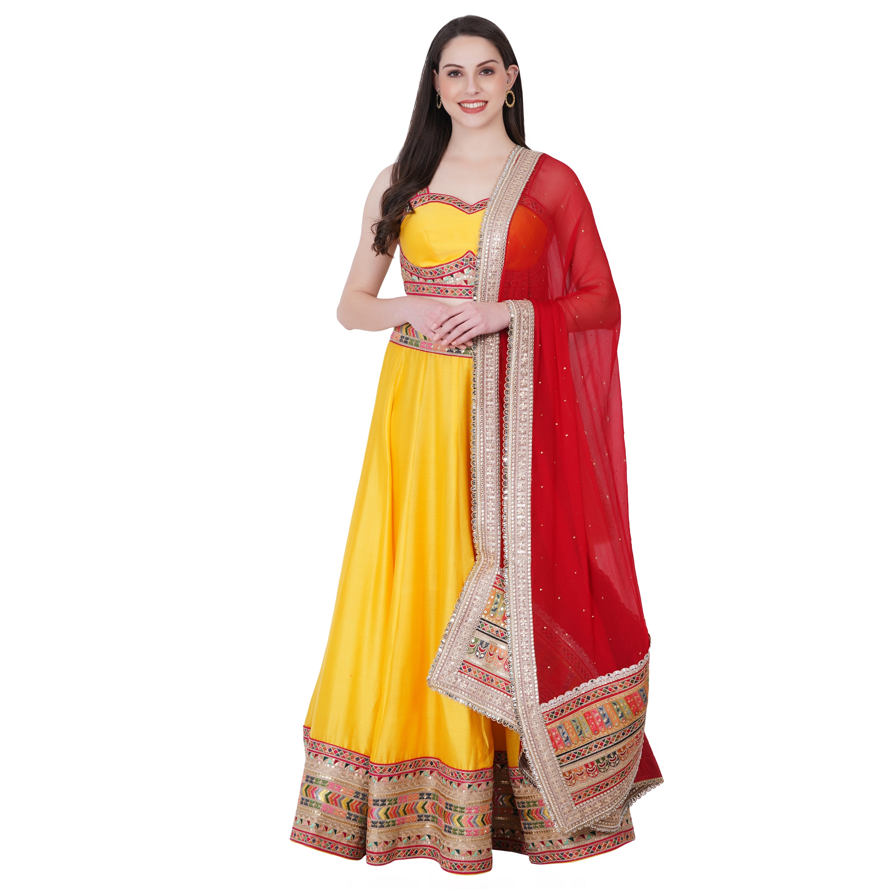 Hriday Basant Lehenga (Yellow)