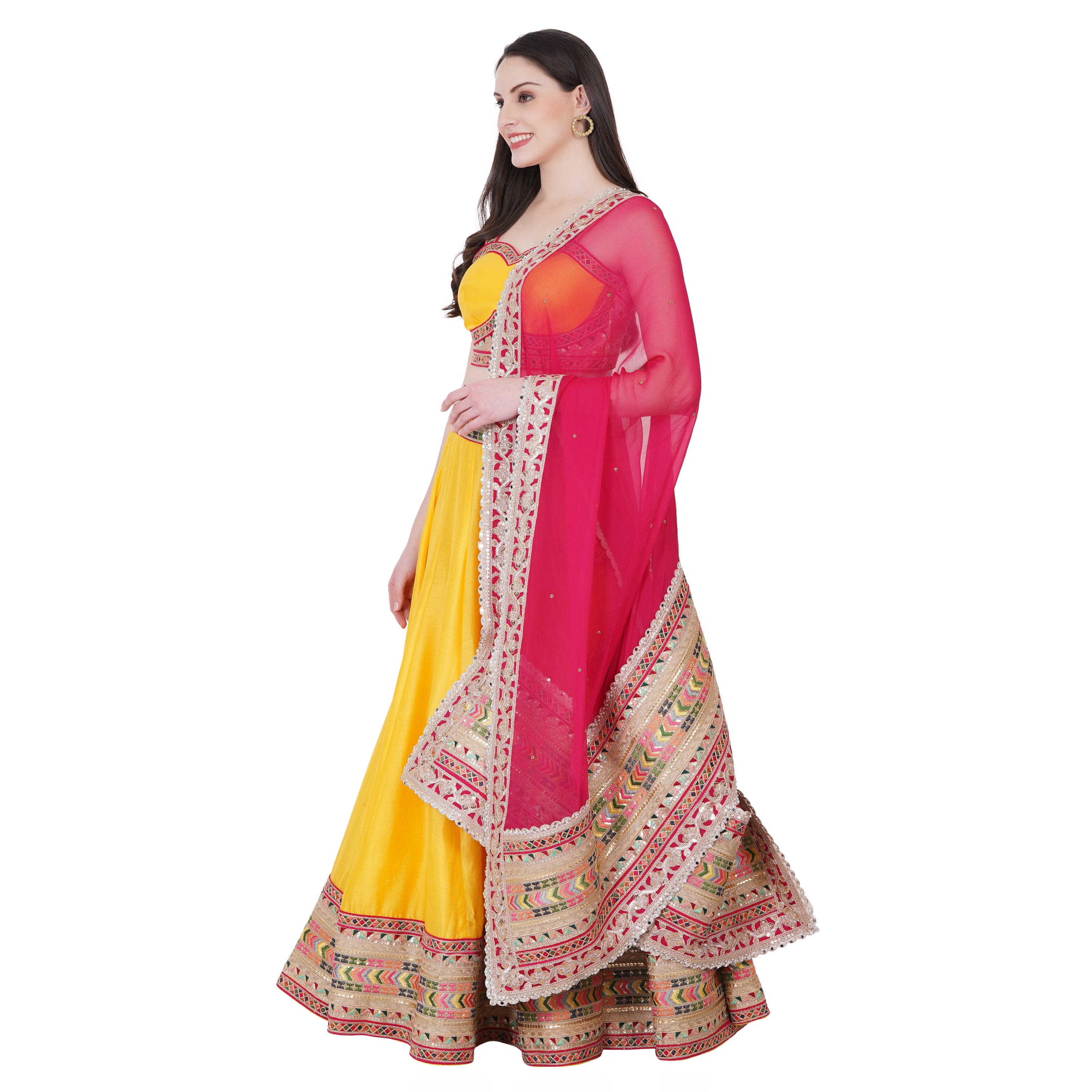 Hriday Basant Lehenga (Yellow)