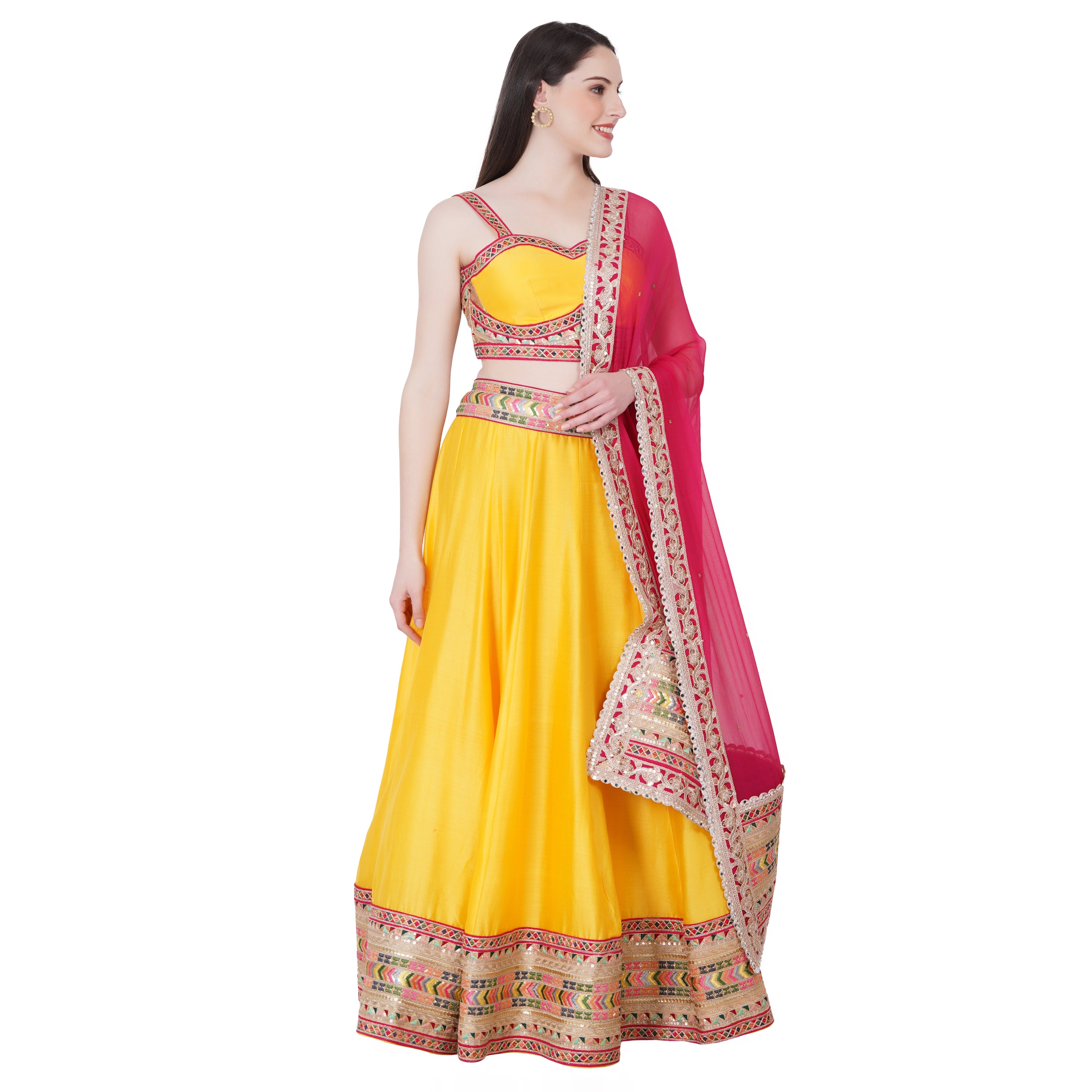 Hriday Basant Lehenga (Yellow)
