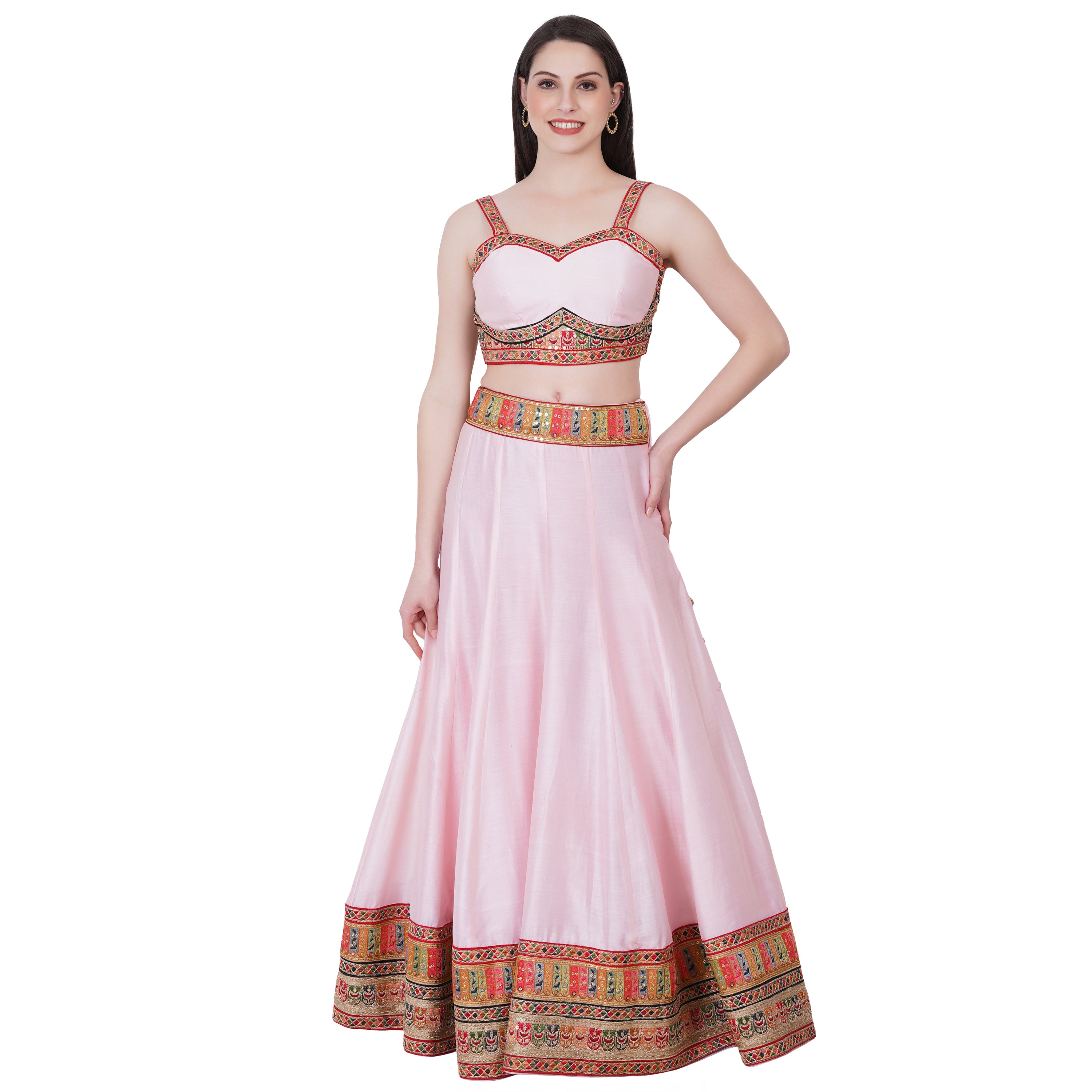 Hriday Basant Lehenga (Pink)