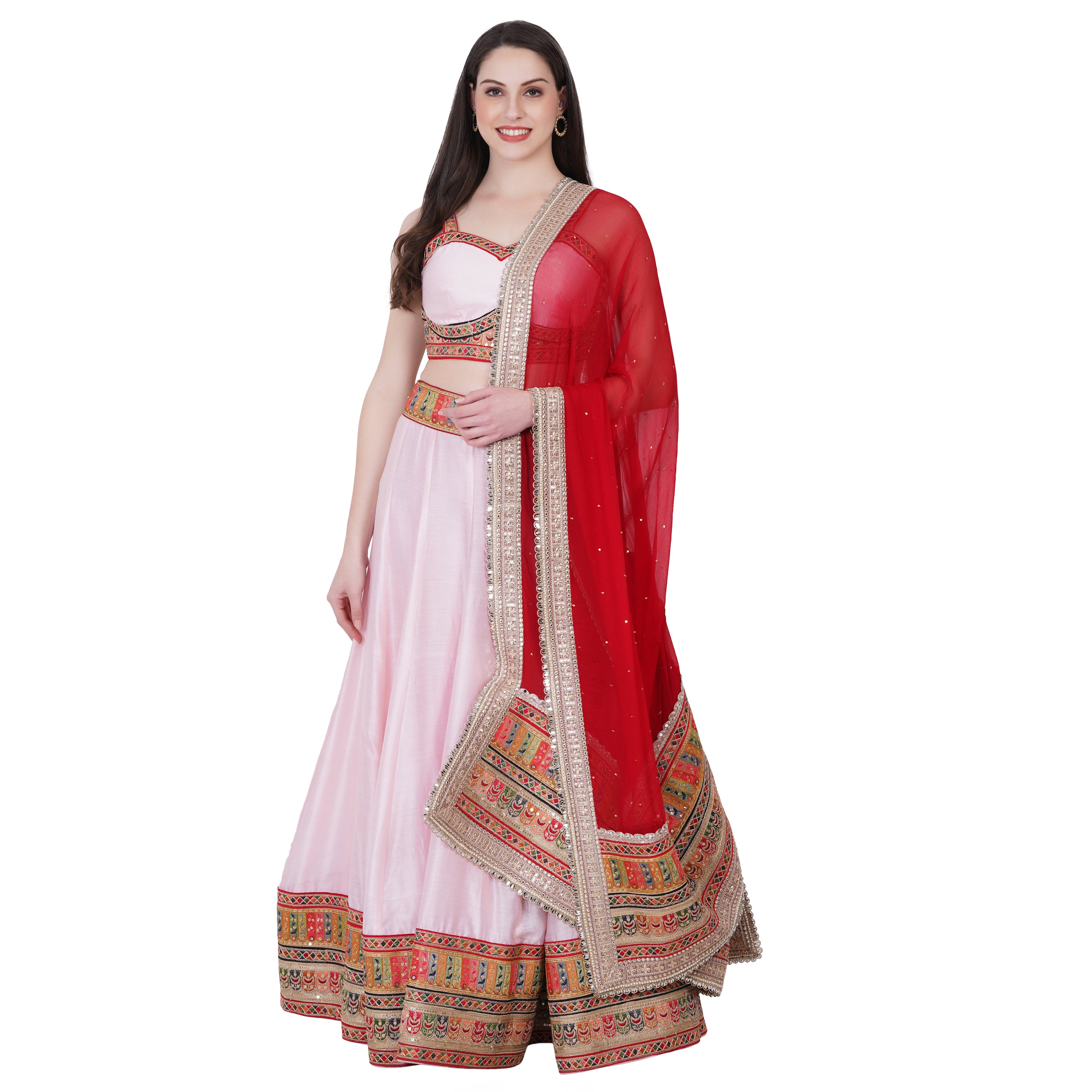 Hriday Basant Lehenga (Pink)