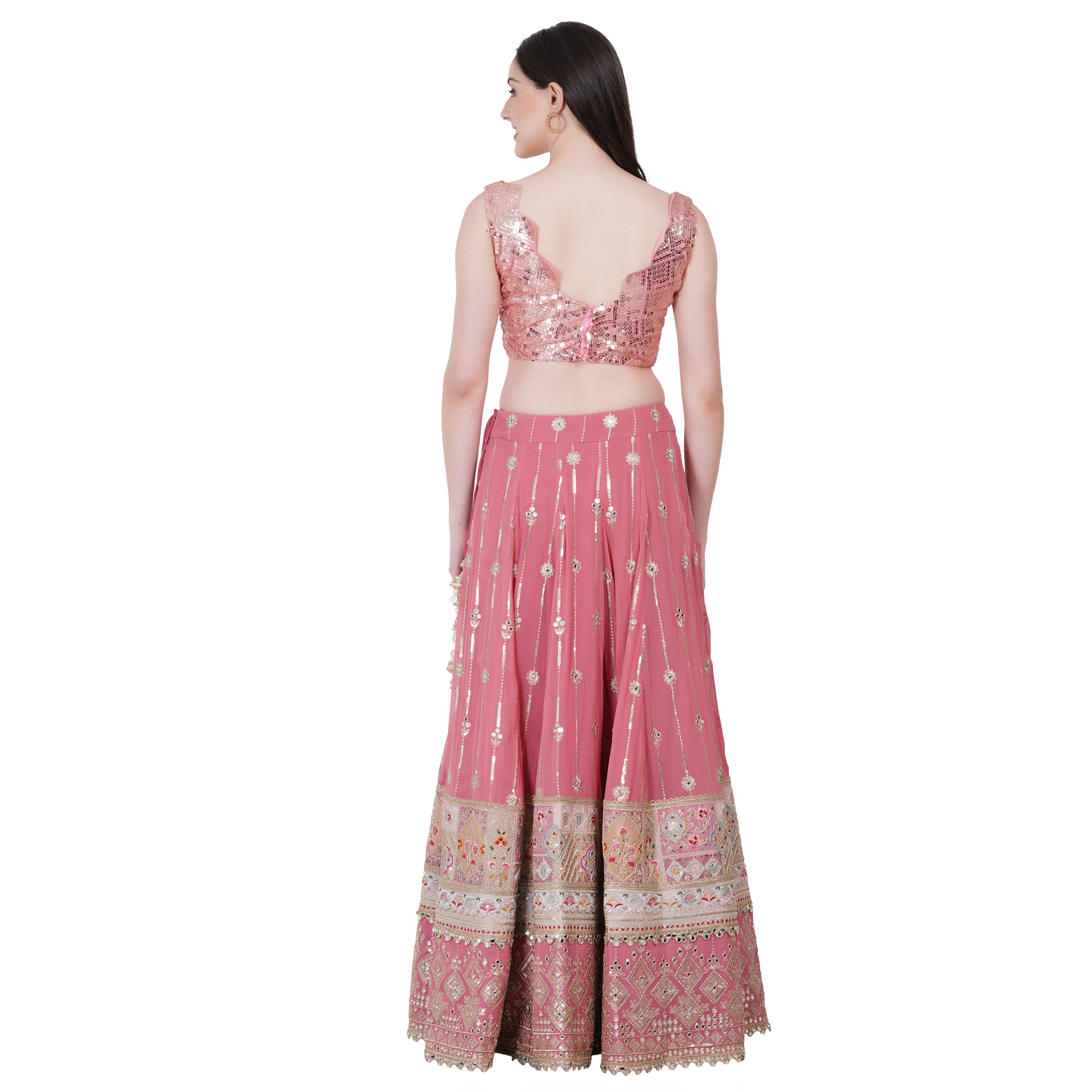 Titli Lehenga (Onion Pink)
