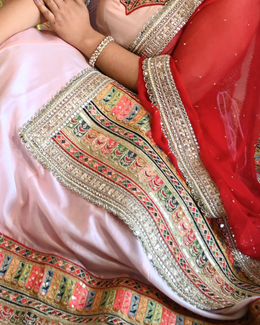 Hriday Basant Lehenga (Pink)