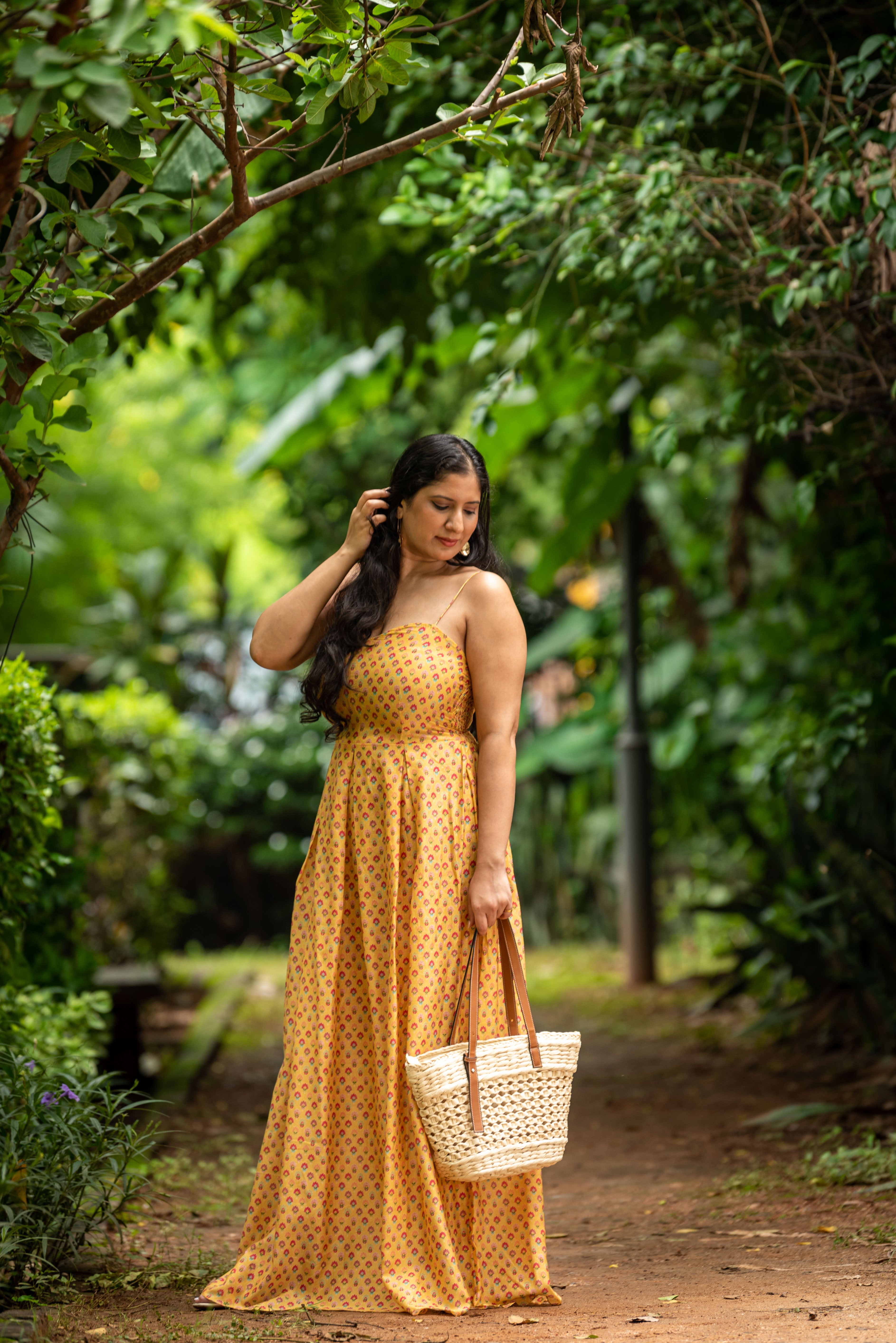 Noor Yellow Maxi Dress