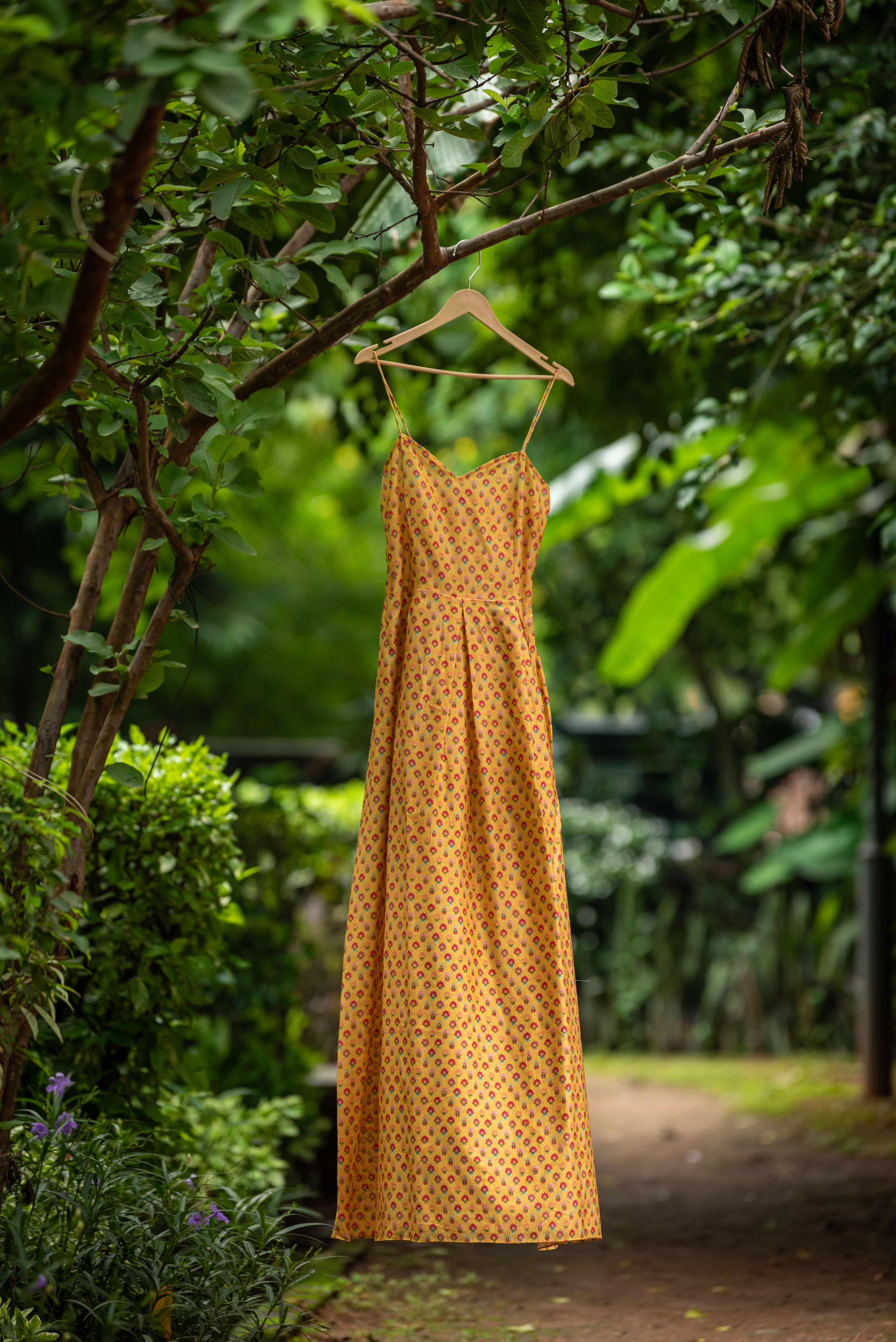 Noor Yellow Maxi Dress
