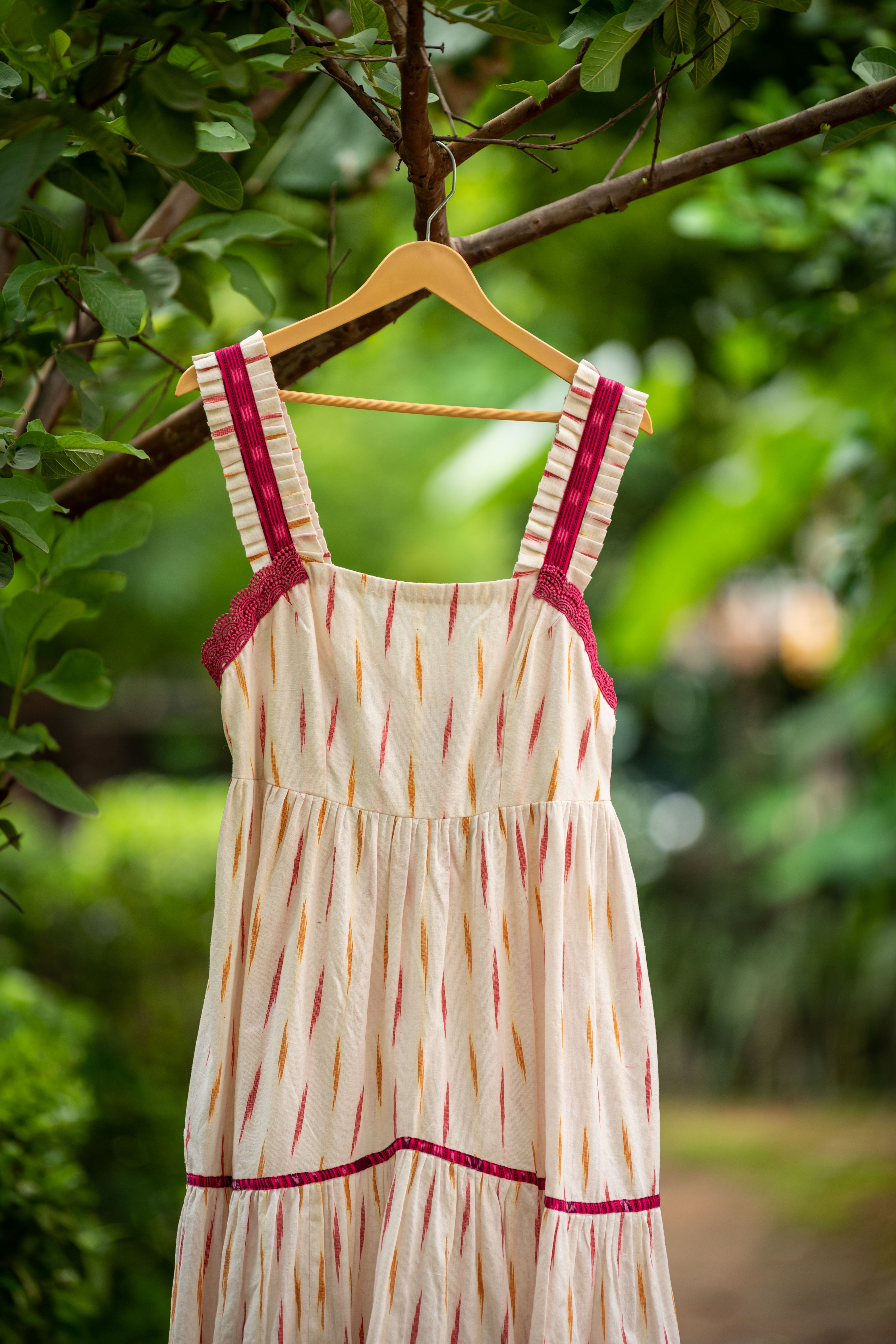 Rahat Ikat Midi Dress