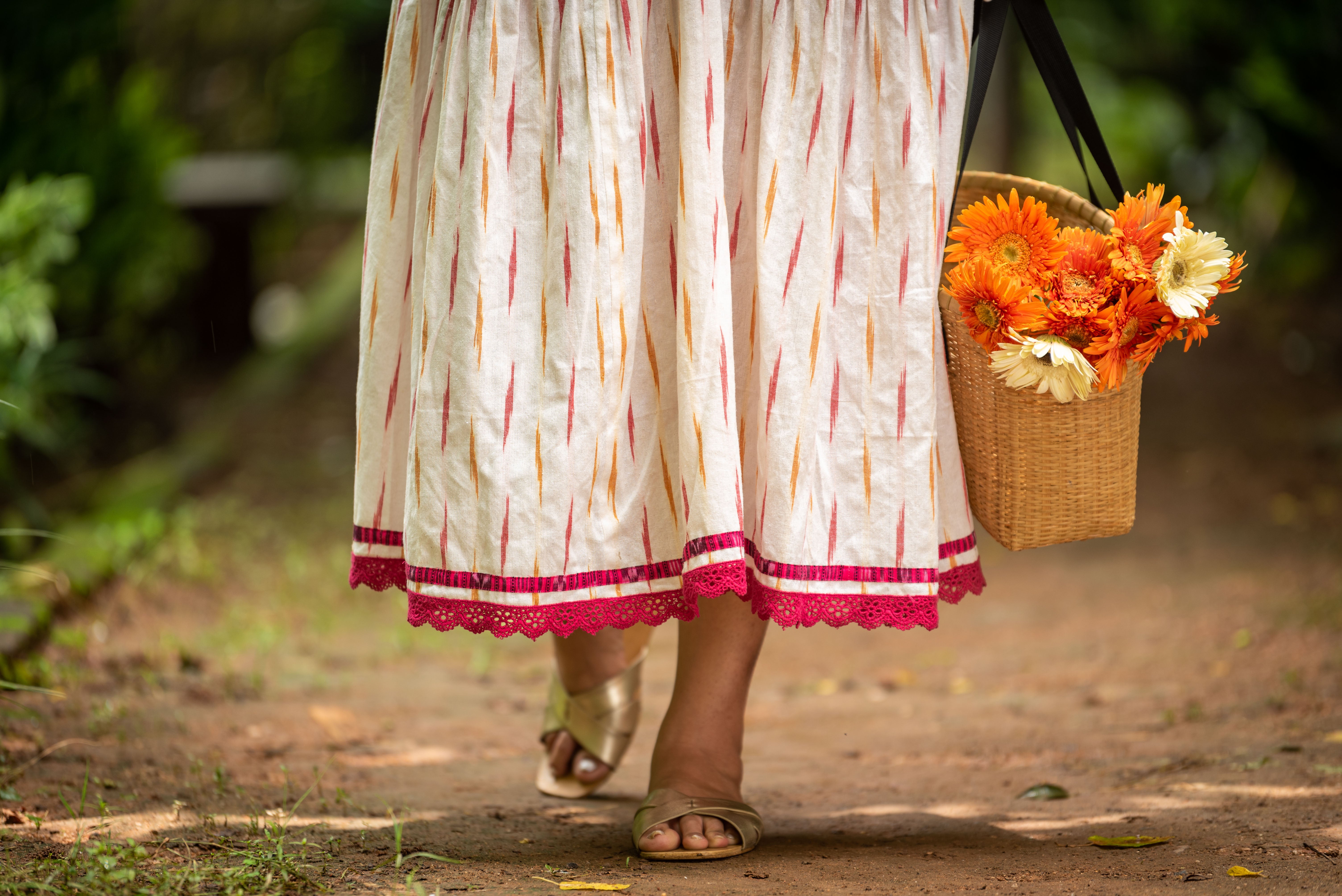 Rahat Ikat Midi Dress