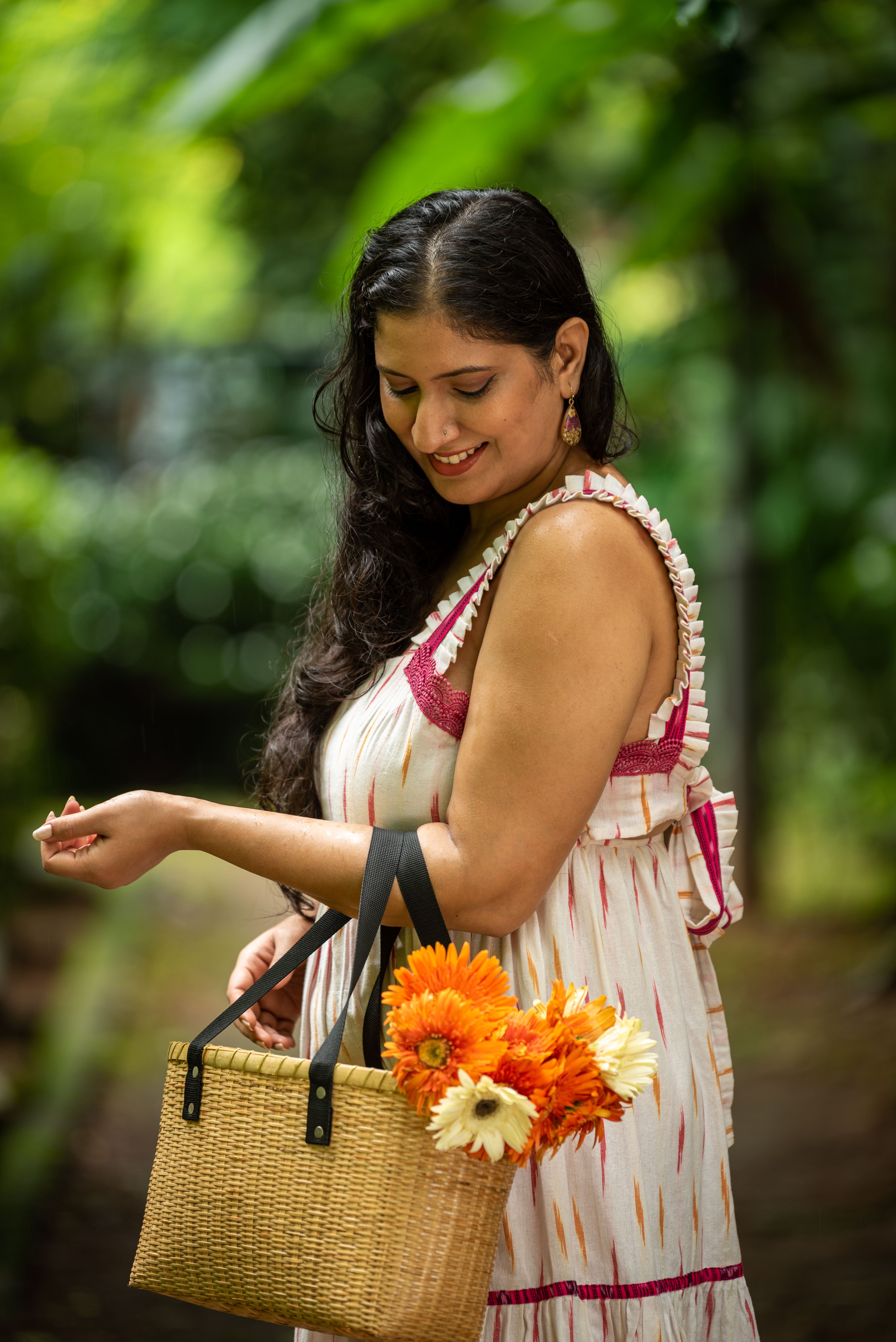 Rahat Ikat Midi Dress