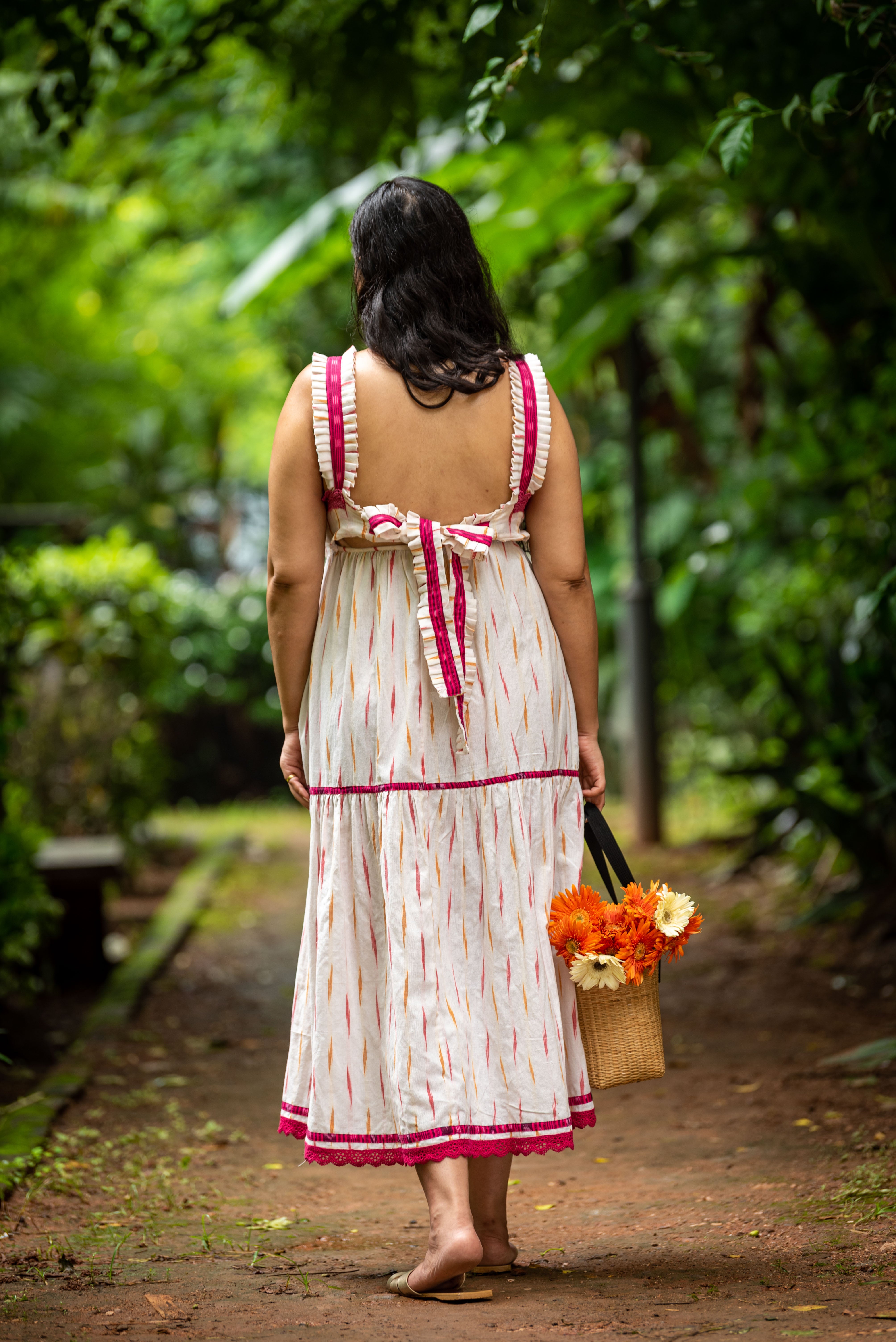 Rahat Ikat Midi Dress