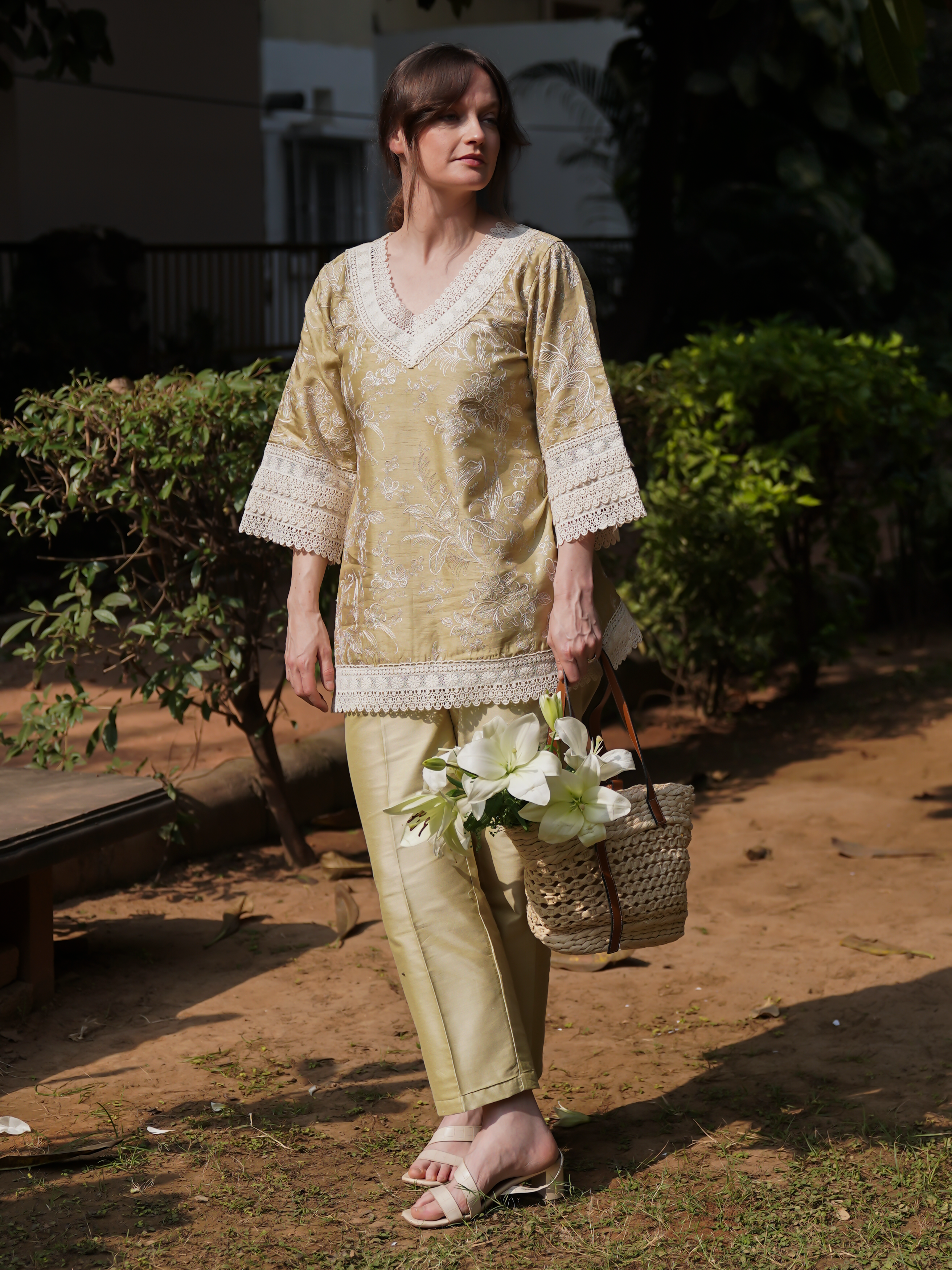 Yellow Olive Co-Ord Set