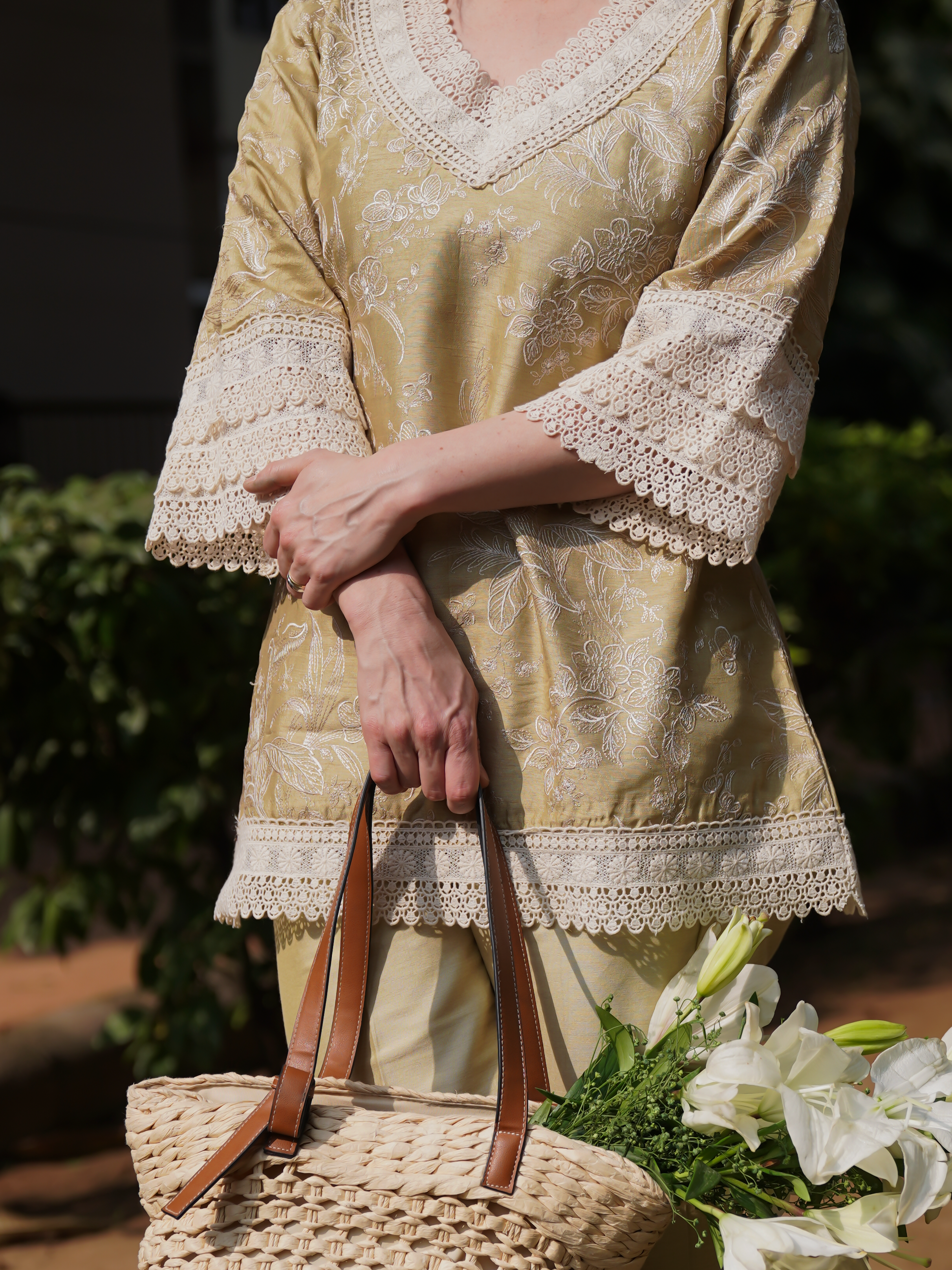 Yellow Olive Co-Ord Set