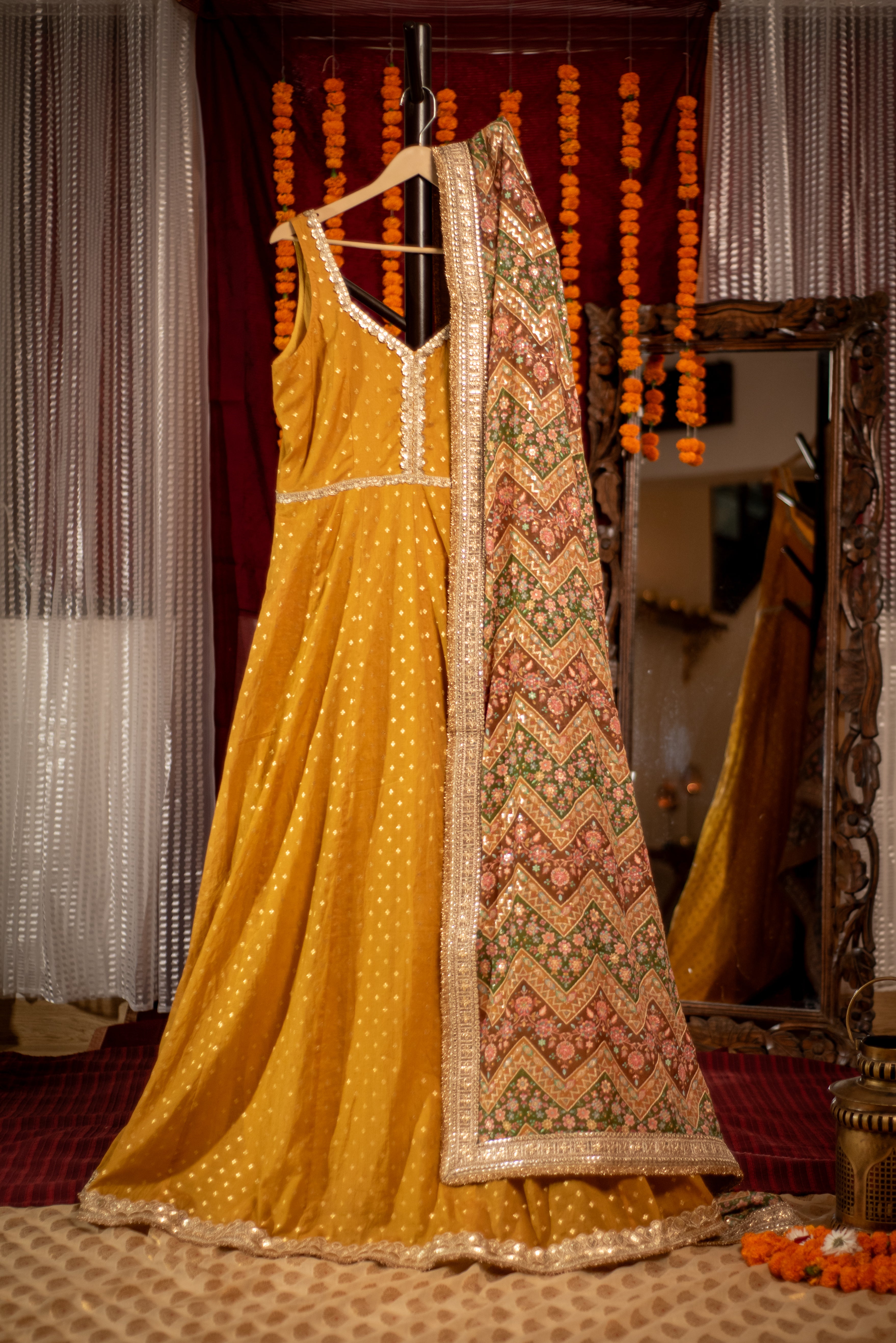 Gauri Anarkali Suit Set