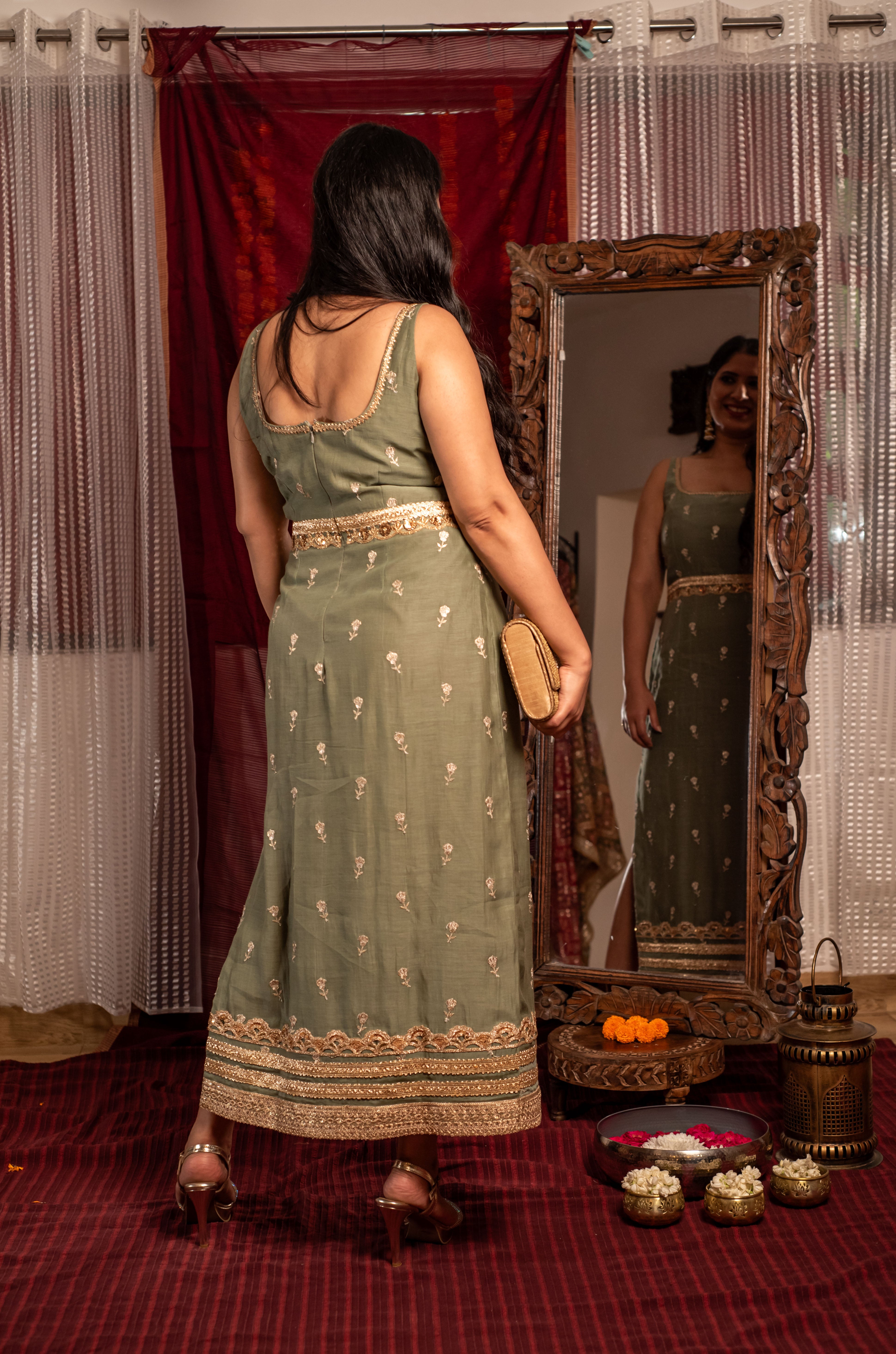 Meher Chanderi Dress