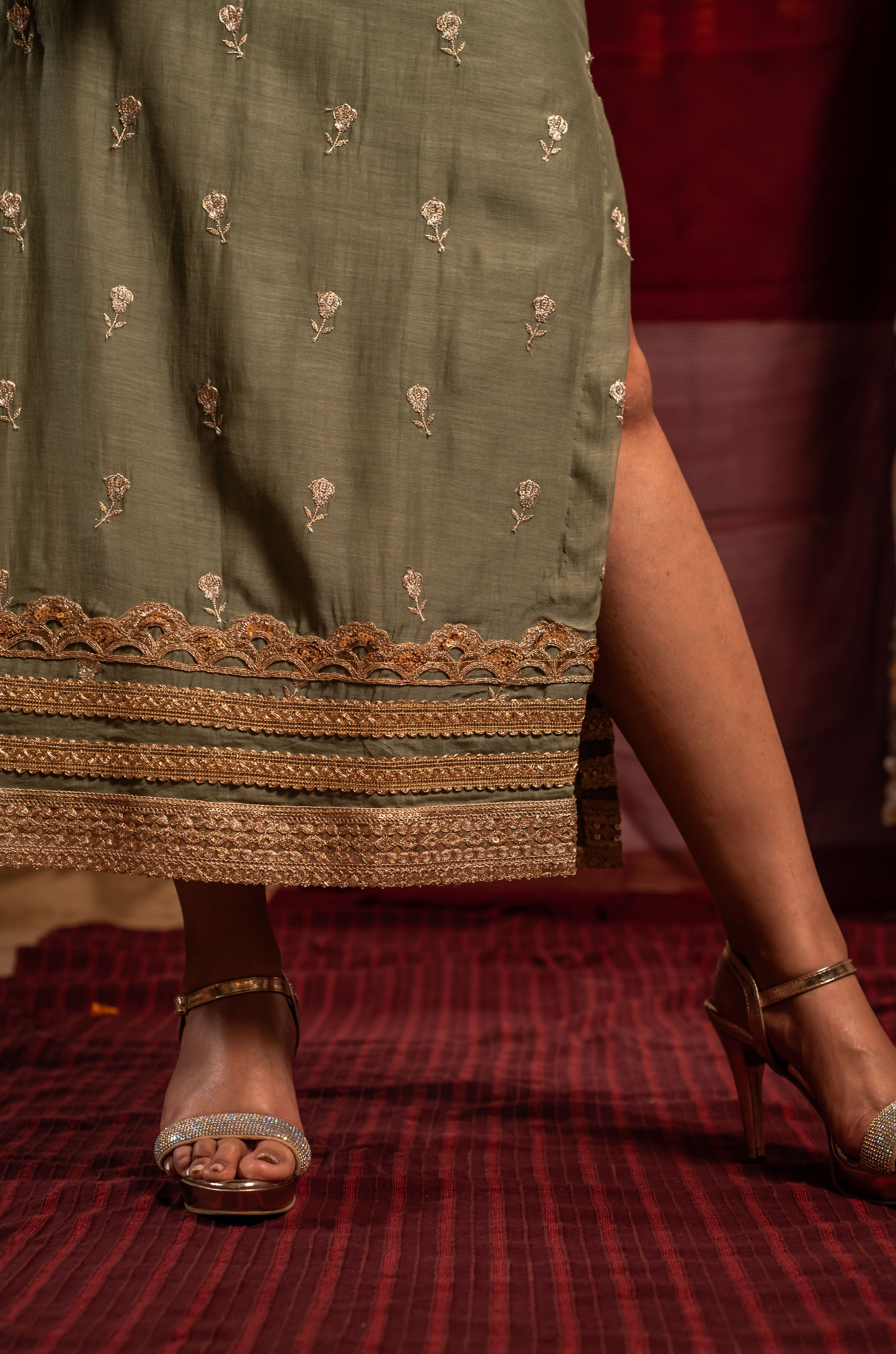 Meher Chanderi Dress