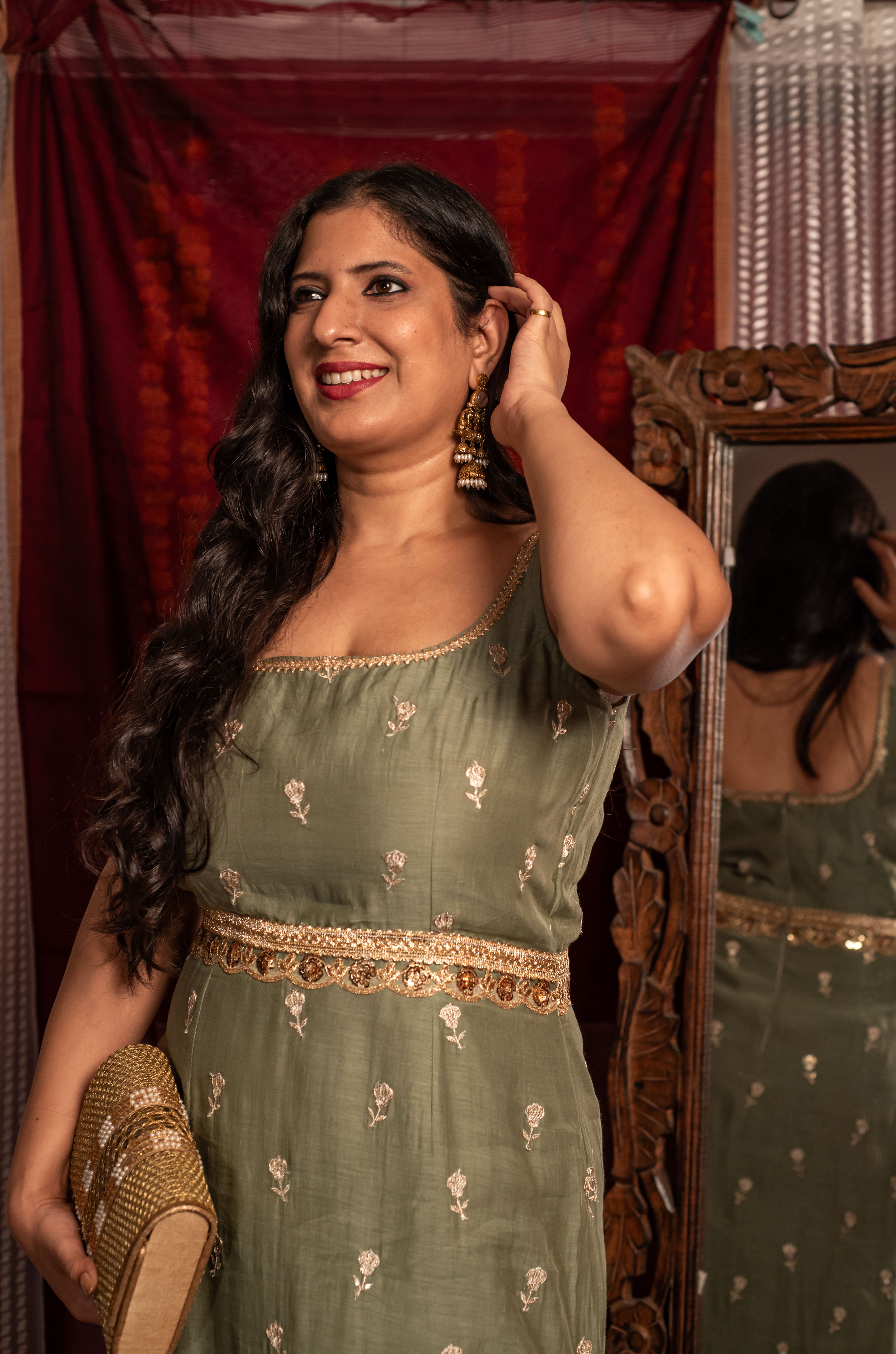 Meher Chanderi Dress