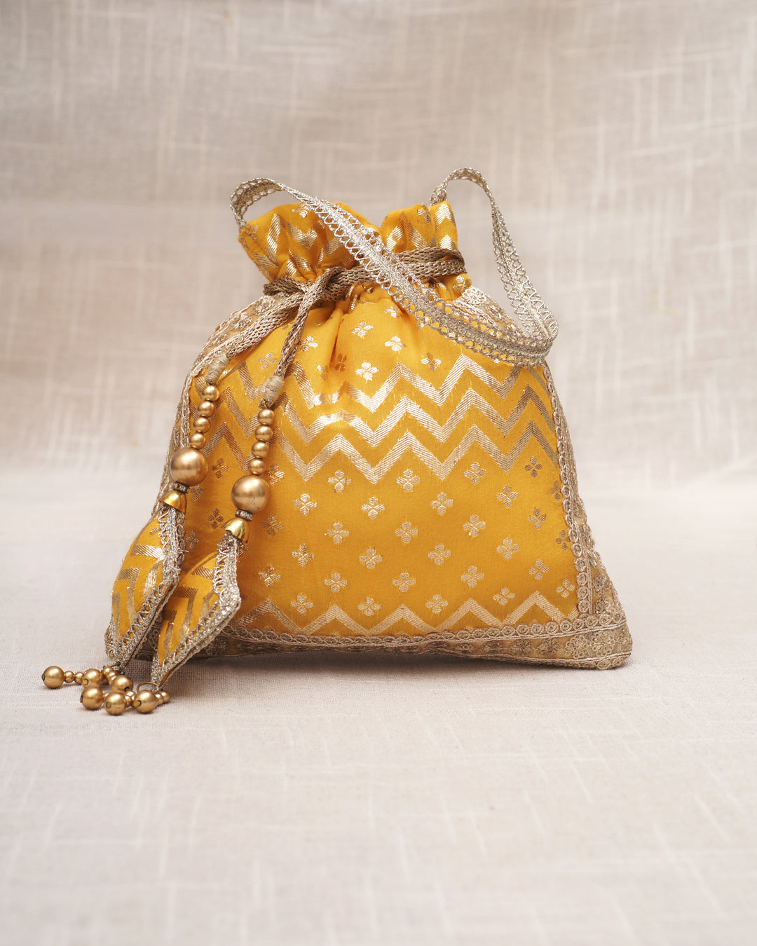 Chanderi Potli - Marigold